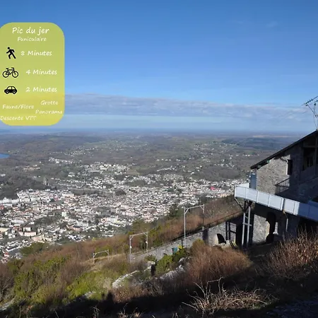 公寓 L Escapade Lourdaise Balcon Parking Wifi *