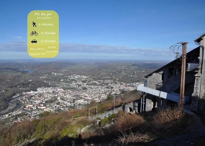 Апартаменты L Escapade Lourdaise Balcon Parking Wifi *